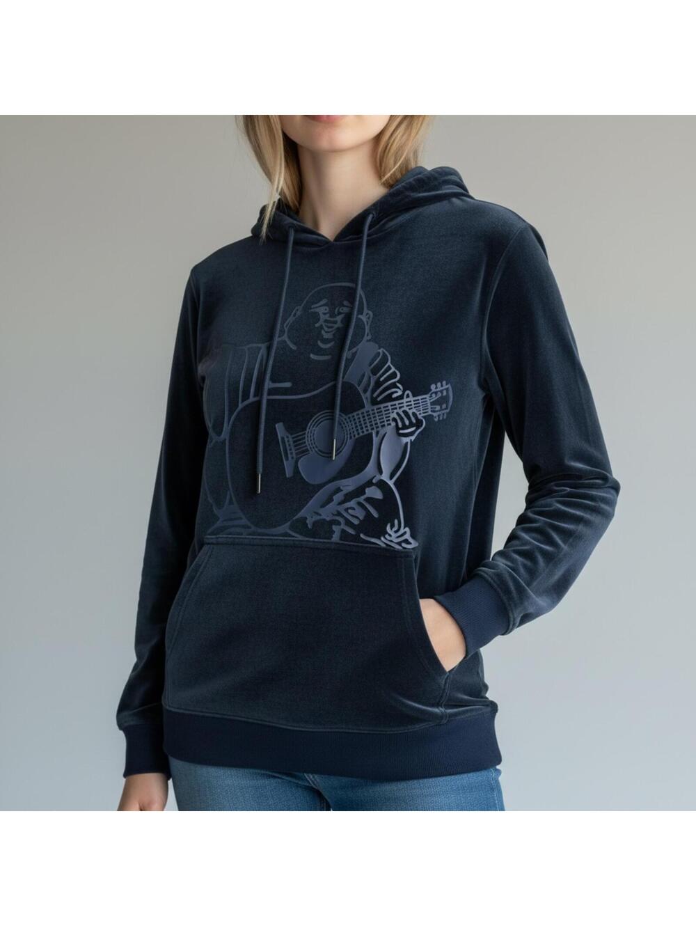 True Religion Velvet Hoodie size M
